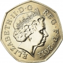 50 Pence 2011, KM# 1171, United Kingdom (Great Britain), Elizabeth II, London 2012 Summer Olympics, Field Hockey
