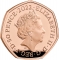50 Pence 2022, Sp# H112, United Kingdom (Great Britain), Charles III, 25th Anniversary of Harry Potter Magic, Harry Potter