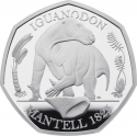 50 Pence 2020, Sp# H83, United Kingdom (Great Britain), Elizabeth II, Dinosauria Collection, Iguanodon