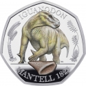 50 Pence 2020, Sp# H83, United Kingdom (Great Britain), Elizabeth II, Dinosauria Collection, Iguanodon