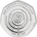 50 Pence 2021, Sp# H93, United Kingdom (Great Britain), Elizabeth II, Innovation in Science, John Logie Baird