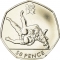 50 Pence 2011, KM# 1184, United Kingdom (Great Britain), Elizabeth II, London 2012 Summer Olympics, Judo