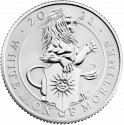 50 Pence 2021, Sp# QBCSA4, United Kingdom (Great Britain), Elizabeth II, Queen's Beasts, White Lion of Mortimer