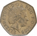 50 Pence 2006-2009, KM# 1057, United Kingdom (Great Britain), Elizabeth II, 150th Anniversary of the Institution of the Victoria Cross, Medal