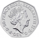 50 Pence 2020, Sp# H82, United Kingdom (Great Britain), Elizabeth II, Dinosauria Collection, Megalosaurus