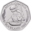 50 Pence 2020, Sp# H82, United Kingdom (Great Britain), Elizabeth II, Dinosauria Collection, Megalosaurus