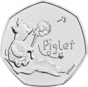 50 Pence 2020, Sp# H89, United Kingdom (Great Britain), Elizabeth II, Winnie the Pooh and Friends, Piglet