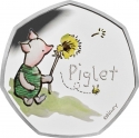 50 Pence 2020, Sp# H89, United Kingdom (Great Britain), Elizabeth II, Winnie the Pooh and Friends, Piglet