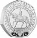 50 Pence 2022, Sp# H103, United Kingdom (Great Britain), Elizabeth II, 70th Anniversary of the Accession of Elizabeth II to the Throne, Platinum Jubilee