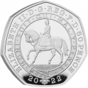 50 Pence 2022, Sp# H103, United Kingdom (Great Britain), Elizabeth II, 70th Anniversary of the Accession of Elizabeth II to the Throne, Platinum Jubilee
