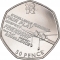 50 Pence 2011, KM# 1172, United Kingdom (Great Britain), Elizabeth II, London 2012 Summer Olympics, Rowing