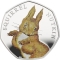 50 Pence 2016, KM# 1373a, United Kingdom (Great Britain), Elizabeth II, Beatrix Potter’s The Tale of Peter Rabbit, Squirrel Nutkin