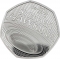 50 Pence 2019, Sp# H73, United Kingdom (Great Britain), Elizabeth II, Innovation in Science, Stephen Hawking