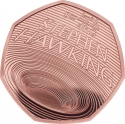 50 Pence 2019, Sp# H73, United Kingdom (Great Britain), Elizabeth II, Innovation in Science, Stephen Hawking