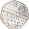 50 Pence 2011, KM# 1194, United Kingdom (Great Britain), Elizabeth II, London 2012 Summer Olympics, Tennis