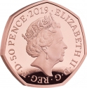 50 Pence 2019, Sp# H77, United Kingdom (Great Britain), Elizabeth II, 20th Anniversary of The Gruffalo, The Gruffalo and Mouse