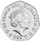50 Pence 2021, Sp# H102, United Kingdom (Great Britain), Elizabeth II, Winnie the Pooh and Friends, Tigger