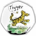 50 Pence 2021, Sp# H102, United Kingdom (Great Britain), Elizabeth II, Winnie the Pooh and Friends, Tigger
