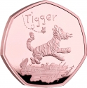 50 Pence 2021, Sp# H102, United Kingdom (Great Britain), Elizabeth II, Winnie the Pooh and Friends, Tigger