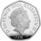 50 Pence 2021, Sp# H80, United Kingdom (Great Britain), Elizabeth II, Team GB, Tokyo 2020 Summer Olympics