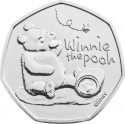 50 Pence 2020, Sp# H87, United Kingdom (Great Britain), Elizabeth II, Winnie the Pooh and Friends, Winnie the Pooh