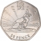 50 Pence 2011, KM# 1188, United Kingdom (Great Britain), Elizabeth II, London 2012 Summer Olympics, Wrestling