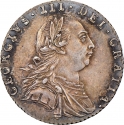 6 Pence 1787, KM# 606, United Kingdom (Great Britain), George III