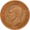 1/2 Penny 1937-1948, KM# 844, United Kingdom (Great Britain), George VI