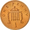 1 Penny 1985-1992, KM# 935, United Kingdom (Great Britain), Elizabeth II
