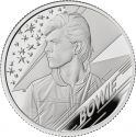 1 Pound 2020, Sp# DB1, United Kingdom (Great Britain), Elizabeth II, Music Legends, David Bowie