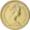 1 Pound 1984, KM# 934, United Kingdom (Great Britain), Elizabeth II, Royal Diadem, Scottish Thistle
