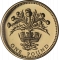 1 Pound 1989, KM# 959, United Kingdom (Great Britain), Elizabeth II, Royal Diadem, Scottish Thistle