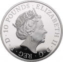 10 Pounds 2020, Sp# CLCC7, United Kingdom (Great Britain), Elizabeth II, Chinese Zodiac, Year of the Rat