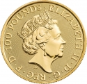 100 Pounds 2022, Sp# RH7, United Kingdom (Great Britain), Elizabeth II, Myths and Legends, Maid Marian
