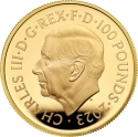 100 Pounds 2023, United Kingdom (Great Britain), Charles III, Music Legends, Shirley Bassey