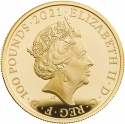 100 Pounds 2021, Sp# WH7, United Kingdom (Great Britain), Elizabeth II, Music Legends, The Who