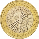 2 Pounds 2005, KM# 1052, United Kingdom (Great Britain), Elizabeth II, 400th Anniversary of the Gunpowder Plot
