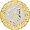 2 Pounds 2013, KM# 1241, United Kingdom (Great Britain), Elizabeth II, 350th Anniversary of Golden Guinea