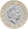 2 Pounds 2018, KM# 1570, United Kingdom (Great Britain), Elizabeth II, 100th Anniversary of the Royal Air Force, Badge