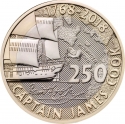 2 Pounds 2018, KM# 1565, United Kingdom (Great Britain), Elizabeth II, 250th Anniversary of Captain James Cook's Voyage of Discovery, First Voyage