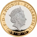 2 Pounds 2019, Sp# K55, United Kingdom (Great Britain), Elizabeth II, 75th Anniversary of D-Day