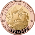 2 Pounds 2020, Sp# K60, United Kingdom (Great Britain), Elizabeth II, 400th Anniversary of the Mayflower Voyage