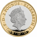 2 Pounds 2020, Sp# K59, United Kingdom (Great Britain), Elizabeth II, 75th Anniversary of WWII Victory
