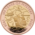2 Pounds 2020, Sp# K61, United Kingdom (Great Britain), Elizabeth II, Agatha Christie