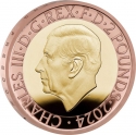 2 Pounds 2024, United Kingdom (Great Britain), Charles III, 150th Anniversary of Birth of Sir Winston Churchill