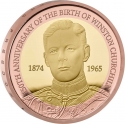 2 Pounds 2024, United Kingdom (Great Britain), Charles III, 150th Anniversary of Birth of Sir Winston Churchill