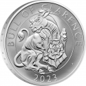 2 Pounds 2023, United Kingdom (Great Britain), Charles III, Royal Tudor Beasts, Bull of Clarence