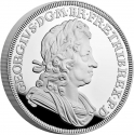 2 Pounds 2022, Sp# BMSA3, United Kingdom (Great Britain), Elizabeth II, British Monarchs Collection, George I