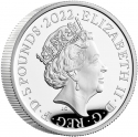 5 Pounds 2022, Sp# BMSB3, United Kingdom (Great Britain), Elizabeth II, British Monarchs Collection, George I
