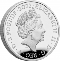 2 Pounds 2022, Sp# BMSA2, United Kingdom (Great Britain), Elizabeth II, British Monarchs Collection, James VI and I